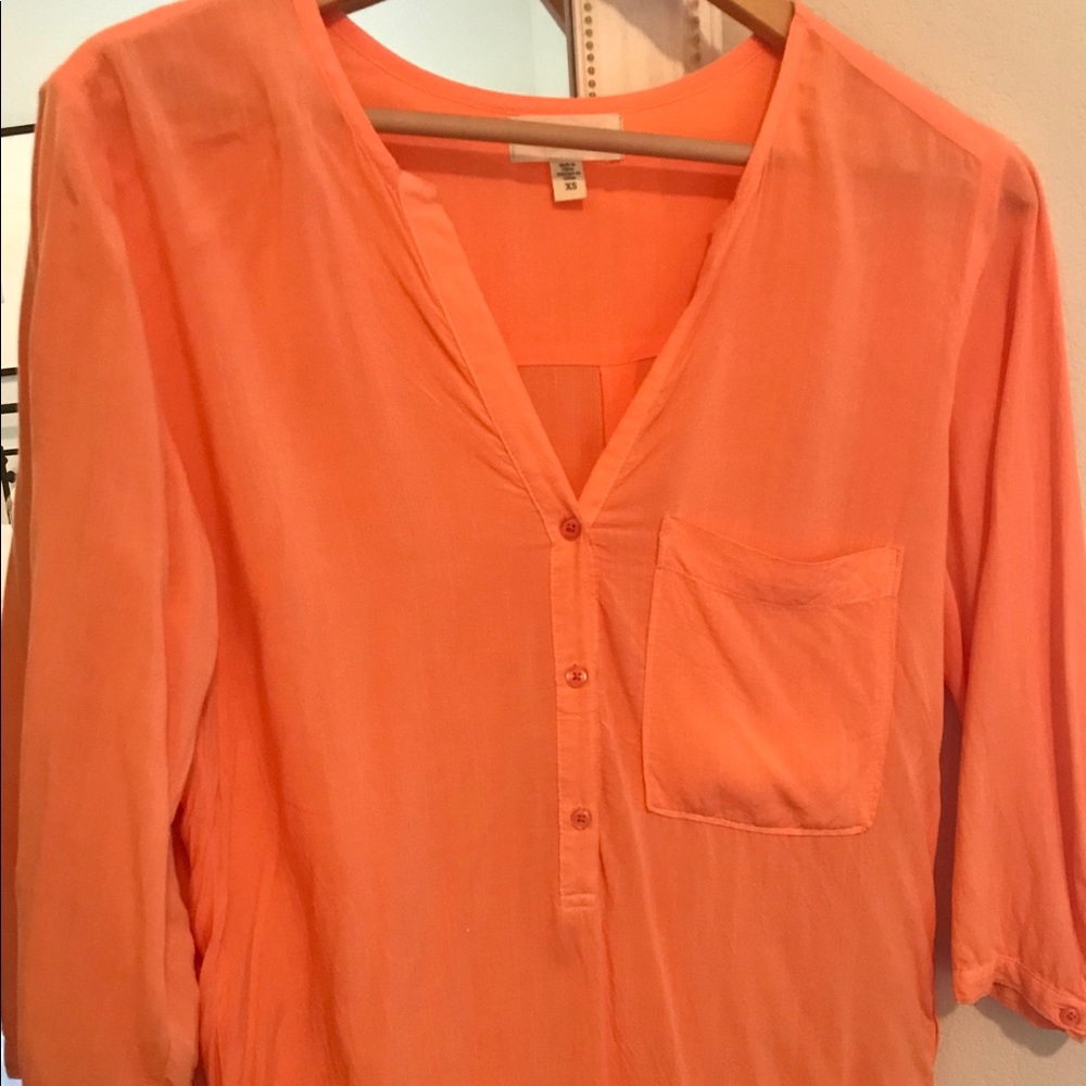 Anthropologie: Cloth & Stone halfway buttondown